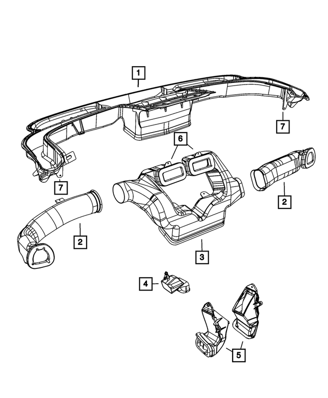 6106231AA - Air Conditioners and Heaters: Screw for Mopar Image