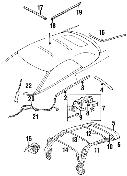 Cover & Components for 2000 Chrysler Sebring #0