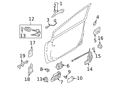 Front Door for 2010 Mazda CX-7 | Mazda-Parts
