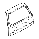 K01002W6MM - : Lift Gate Shell for Nissan Image