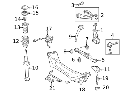 Suspension Components for 2001 Lexus IS300 #0