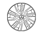 4252A159 - : Center Cap for Mitsubishi: Mirage, Mirage G4 Image