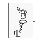 1760A341 - : Fuel Pump Assembly for Mitsubishi: Lancer Image