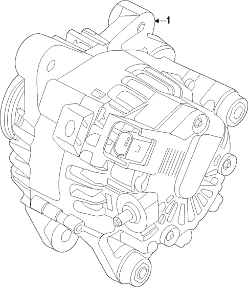 Alternator for 2021 Hyundai Elantra #0