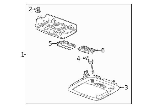 Overhead Console for 2019 Buick Encore #2