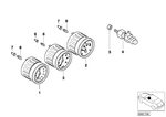 62137893625 - : Oil Temperature Gauge for BMW Image