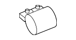 18307560815 - Exhaust: Center Muffler Clamp for BMW Image