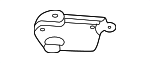 18307628041 - Exhaust: Actuator Stay for BMW Image