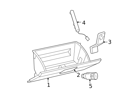 Glove Box for 2010 Chrysler Sebring #1