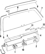 20367776 - Body: Lock for Chevrolet: S10 Blazer | GMC: Jimmy, Jimmy S15, Typhoon | Oldsmobile: Bravada, Cutlass Cruiser | Pontiac: Bonneville Image
