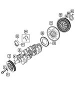 52108835AA - 2.0L Gas; Engine: Flexplate for Mopar Image