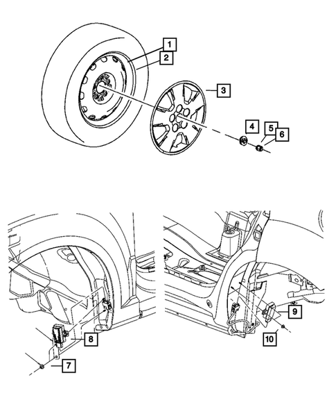 Wheels and Hardware for 2007 Dodge Caliber #0