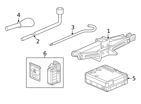 Jack & Components for 2017 Honda Civic #0