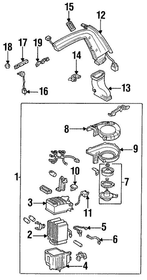 Rear Evaporator for 1991 Mazda MPV #0