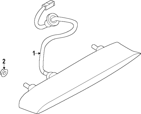 High Mounted Stop Lamp for 2025 Subaru Forester #0