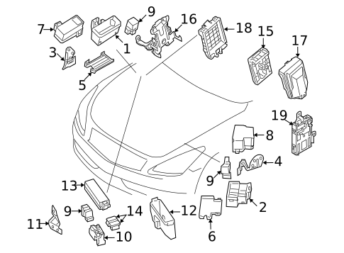 Horn for 2012 Nissan 370Z #1