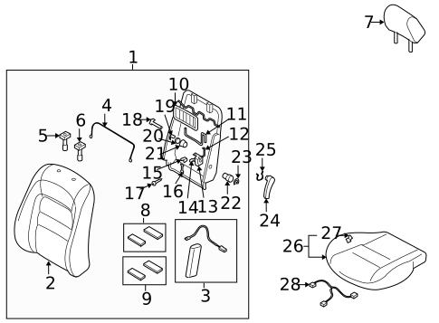 Front Seat Components for 2006 Mazda 6 #0