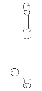 8E9827552K - Body: Strut for Audi: A4, A4 Quattro, S4 Image