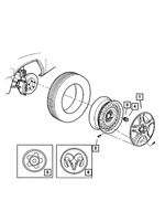 4862224AC - : Wheel Center Cap for Mopar Image