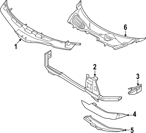 Cowl for 2023 Porsche Taycan #0