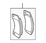 97035294908 - Brakes: Brake Pads for Porsche: Panamera Image