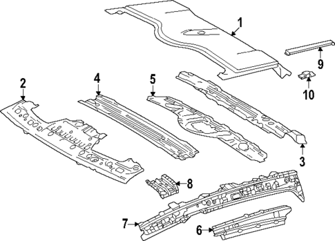 Roof & Components for 2024 Lexus RZ450e #0