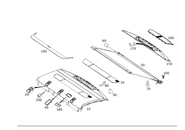 2205455228 - Trim: Receptacle Housing for Mercedes-Benz Image image