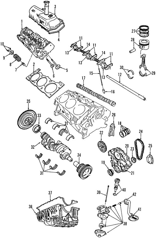 F87Z6049BARM - : Cylinder Head for Ford: Aerostar, Explorer, Ranger Image