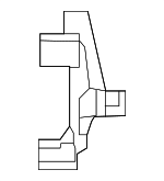 254943M000 - Cooling System: Control Module Bracket for Kia Image