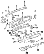 25551314 - Body: Nameplate for Buick: LeSabre Image