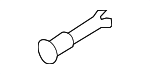 3C0857169 - Body: Glove Box Door Hinge Pin for Volkswagen Image