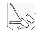 2548204800 - Body: Wiper Arm for Mercedes-Benz Image