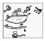 84001FG401 - : Headlamp Assembly for Subaru: Impreza Image