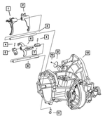 5166422AA - NVG Manual Transaxle 5 Speed: Fifth And Reverse Fork for Mopar Image