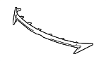 5312176010 - Body: Grille Molding for Lexus Image