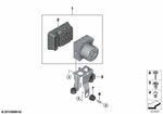 34505B8CF59 - Brakes: Hydro Unit Dsc for BMW Image