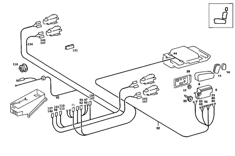 Electric Seat Adjuster for 1986 Mercedes-Benz 190E #1