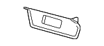 5JT92BD1AA - Body: Sun-visor for Mopar Image