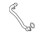 59121075FE - Cooling System: Water Inlet Tube for Volkswagen: Touareg Image