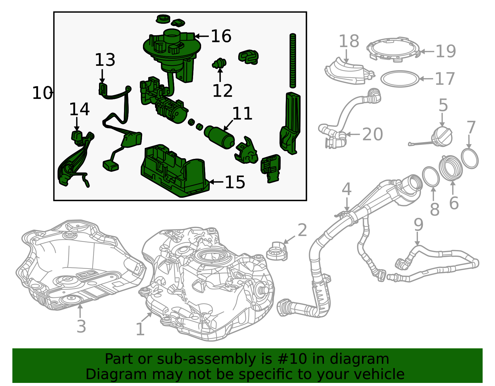 2022-2026 Toyota Fuel Pump And Sender Assembly 77020-0A120