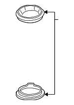 10370972 - Suspension: Insulator for Chevrolet: Equinox | Pontiac: Torrent | Saturn: Vue Image