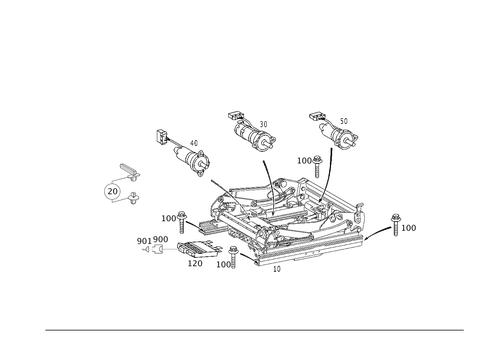 Seat Adjuster for 2011 Mercedes-Benz SL63 AMG #0