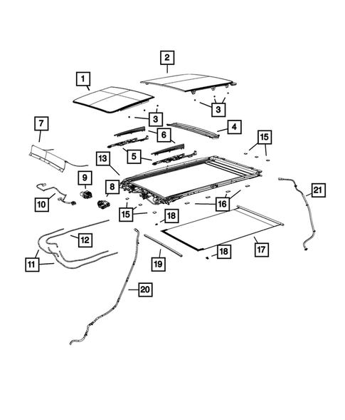 Sunroof for 2013 Jeep Grand Cherokee #0