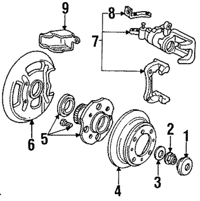 42200SM4J51 - : Hub &amp; Bearing for Honda Image