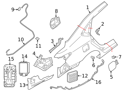 Fuel Door for 2019 Nissan Sentra #0