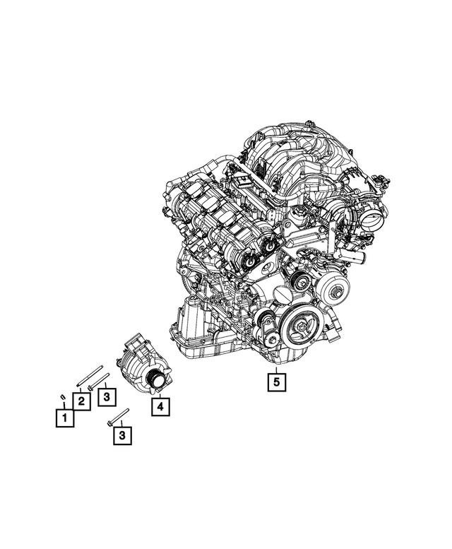 6508819AA - Electrical: Double Ended Stud for Chrysler: Town &amp; Country | Dodge: Grand Caravan | Jeep: Grand Cherokee | Ram: 1500, 1500 Classic, C/V Image