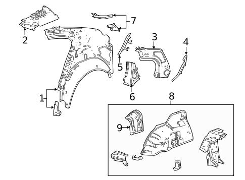 Inner Structure for 2011 Buick LaCrosse #0
