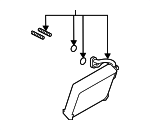 272804BA0C - : A/C Evaporator Core for Nissan Image