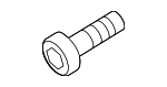 81466165H - Body: License Bracket Screw for Infiniti Image