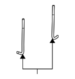 31513SP0010 - Electrical: Hold Down Strap Bolt for Honda: Accord, Accord Crosstour, Civic, CR-V, CR-Z, Crosstour, Fit, Insight, Odyssey, Prelude, Ridgeline Image